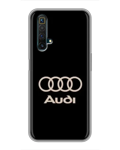 Чехол для Realme X50 с картинкой «Audi — золотой логотип» Чехол для Realme X50 с картинкой «Audi — золотой логотип»