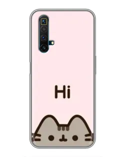 Чохол для Realme X50 з картинкою «Пушин каже Hi» Чохол для Realme X50 з картинкою «Пушин каже Hi»