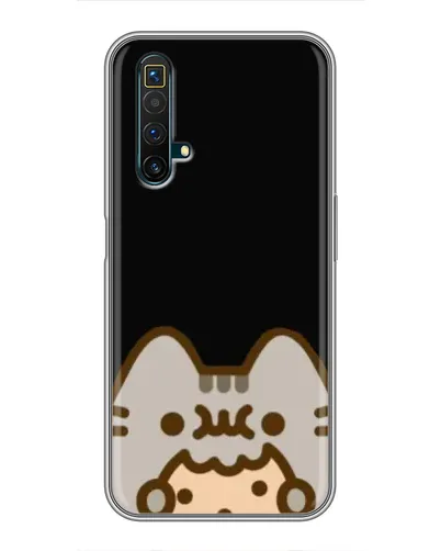 Чехол для Realme X50 с картинкой «Пушин на черном» Чехол для Realme X50 с картинкой «Пушин на черном»