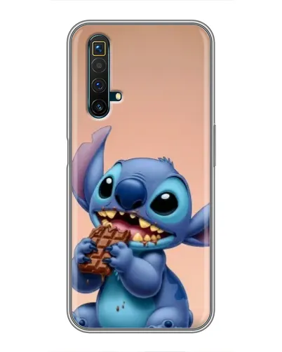 Чехол для Realme X50 с картинкой «Стич ест шоколад» Чехол для Realme X50 с картинкой «Стич ест шоколад»
