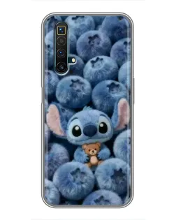 Чехол для Realme X50 с картинкой «Стич и голубика» Чехол для Realme X50 с картинкой «Стич и голубика»
