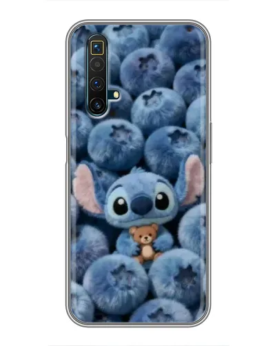 Чехол для Realme X50 с картинкой «Стич и голубика» Чехол для Realme X50 с картинкой «Стич и голубика»