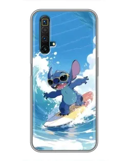 Чехол для Realme X50 с картинкой «Стич на волне» Чехол для Realme X50 с картинкой «Стич на волне»