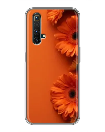 Чохол для Realme X50 з картинкою «Помаранчеві гербери»