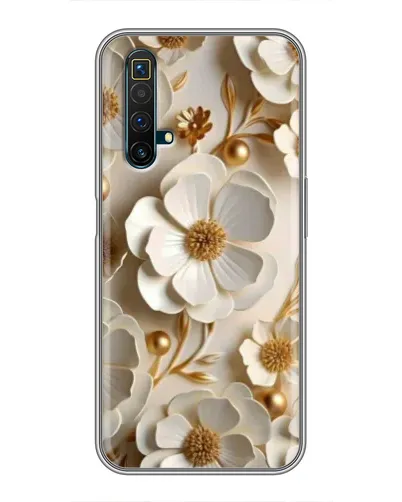 Чохол для Realme X50 з картинкою «Білі паперові квіти»