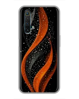Чехол для Realme X50 с картинкой «Огненная звездная волна» Чехол для Realme X50 с картинкой «Огненная звездная волна»