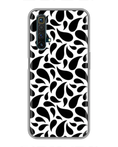 Чехол для Realme X50 с картинкой «Контрастные черные капли» Чехол для Realme X50 с картинкой «Контрастные черные капли»