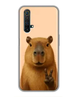 Чохол для Realme X50 з картинкою «Капібара вікторія»