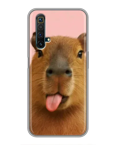 Чохол для Realme X50 з картинкою «Капібара з язиком» Чохол для Realme X50 з картинкою «Капібара з язиком»