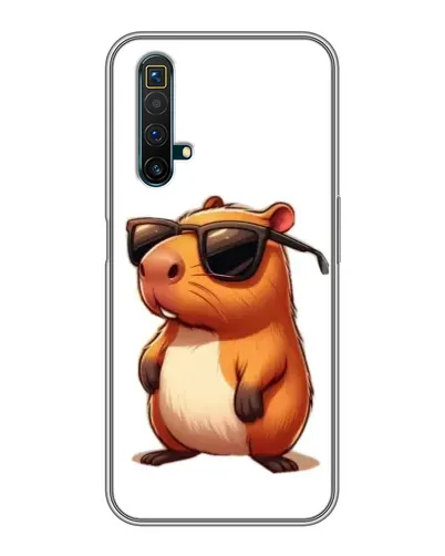Чохол для Realme X50 з картинкою «Капібара в окулярах» Чохол для Realme X50 з картинкою «Капібара в окулярах»