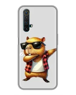 Чохол для Realme X50 з картинкою «Капібара репер даб»