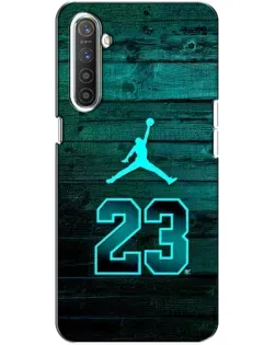 Чохол для Realme XT з картинкою «Jordan Cyan 23»