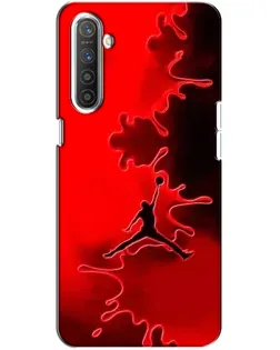 Чохол для Realme XT з картинкою «Jordan Red Smoke»