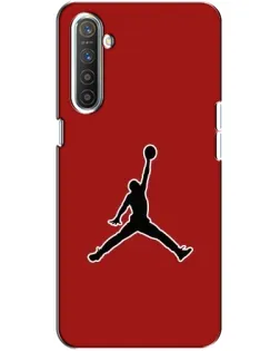 Чохол для Realme XT з картинкою «Jordan Red Back»