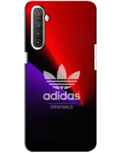 Чехол для Realme XT с картинкой «Adidas Red Neon»