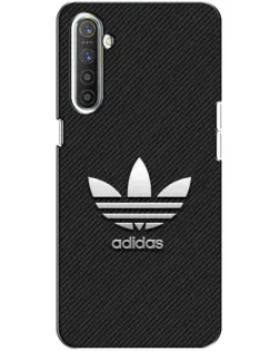 Чехол для Realme XT с картинкой «Adidas Карбоновая текстура»