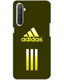 Чехол для Realme XT с картинкой «Оливковый градиент Adidas»