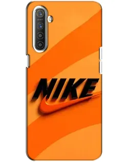 Чехол для Realme XT с картинкой «Оранжевый драйв Nike»