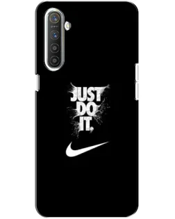 Чехол для Realme XT с картинкой «Текстовый принт Nike»