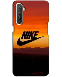 Чехол для Realme XT с картинкой «Nike — вечерний горизонт»