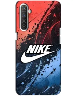 Чехол для Realme XT с картинкой «Градиентный принт Найк»