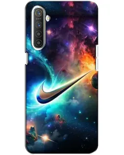Чехол для Realme XT с картинкой «Космический Nike Swoosh»