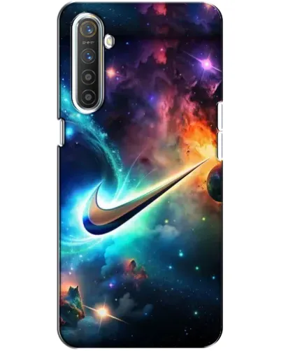 Чехол для Realme XT с картинкой «Космический Nike Swoosh»