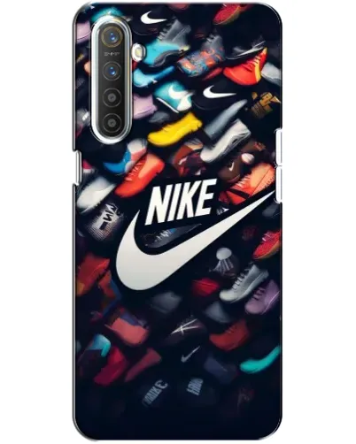 Чехол для Realme XT с картинкой «Коллекция кроссовок Nike»