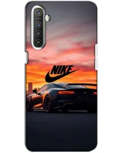 Чехол для Realme XT с картинкой «Nike и суперкар»