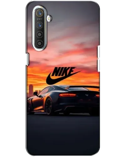 Чехол для Realme XT с картинкой «Nike и суперкар»