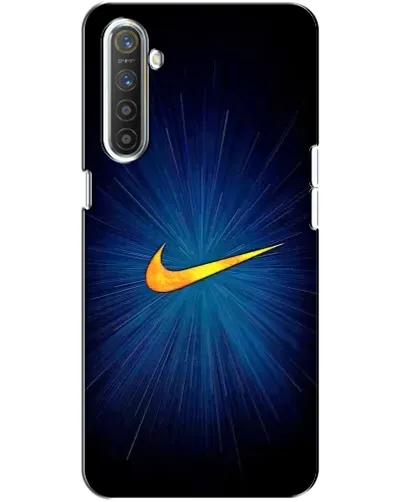 Чехол для Realme XT с картинкой «Синий пульс Nike» Чехол для Realme XT с картинкой «Синий пульс Nike»