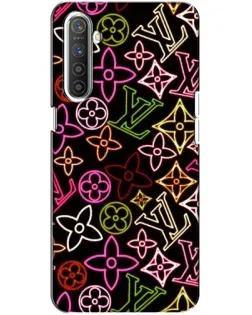 Чехол для Realme XT с картинкой «Неоновый микс Nike»
