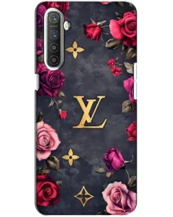 Чехол для Realme XT с картинкой «Цветочный Louis Vuitton»