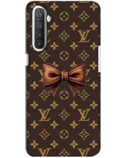 Чехол для Realme XT с картинкой «LV с бантом»