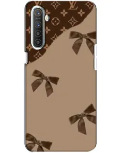 Чехол для Realme XT с картинкой «LV — кофейный атлас»