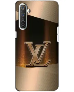 Чехол для Realme XT с картинкой «LV — золотое сияние»