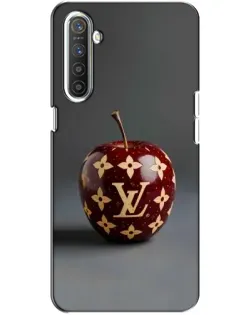 Чехол для Realme XT с картинкой «Красное яблоко LV»