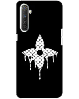 Чехол для Realme XT с картинкой «Цветочная монограмма»