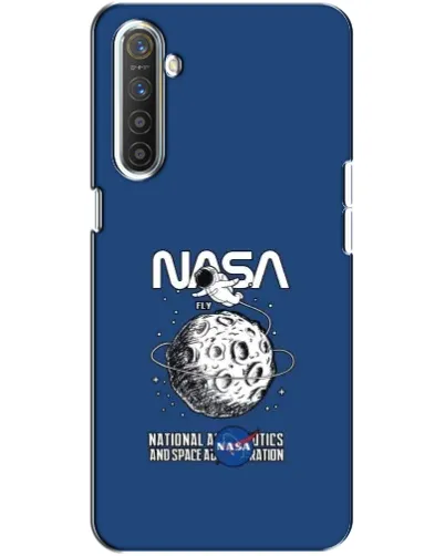 Чехол для Realme XT с картинкой «NASA — лунная миссия»