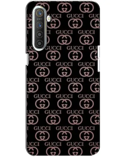 Чехол для Realme XT с картинкой «Классическая монограмма Gucci»