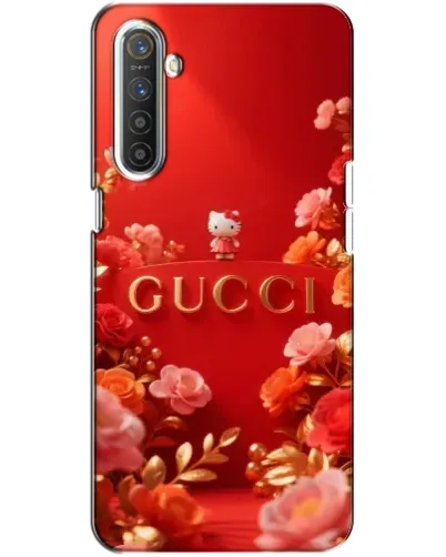 Чехол для Realme XT с картинкой «Gucci — золотой сад»