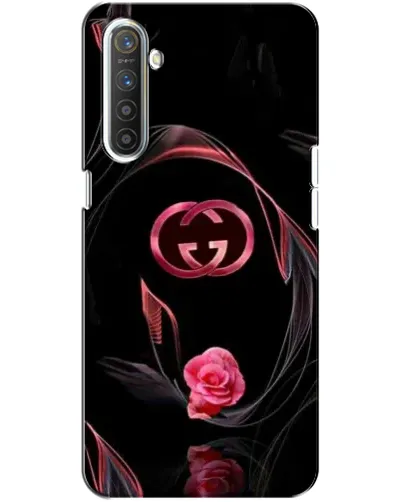 Чехол для Realme XT с картинкой «Gucci — неоновая роза»