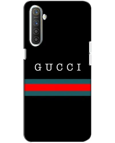 Чехол для Realme XT с картинкой «Gucci — красный пояс»
