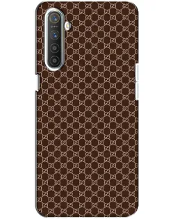 Чехол для Realme XT с картинкой «Gucci — шоколадная сетка»