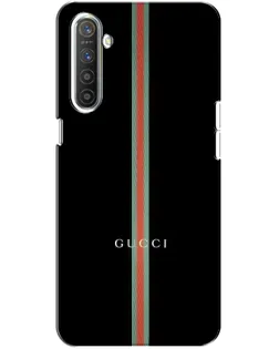 Чехол для Realme XT с картинкой «Gucci — строгая линия»