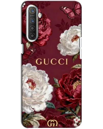 Чехол для Realme XT с картинкой «Gucci — бордовые розы» Чехол для Realme XT с картинкой «Gucci — бордовые розы»
