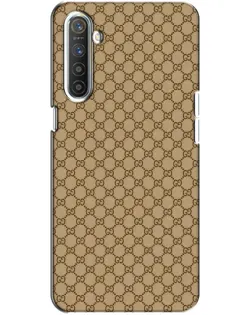 Чехол для Realme XT с картинкой «Gucci — классический беж»