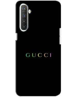 Чехол для Realme XT с картинкой «Gucci — неоновый минимализм»