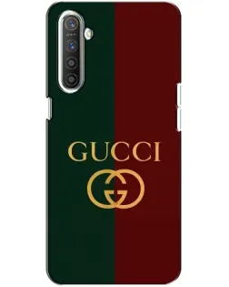 Чехол для Realme XT с картинкой «Gucci — темно-зеленый градиент»