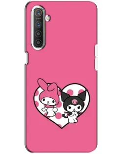 Чохол для Realme XT з картинкою «Kuromi та My Melody» Чохол для Realme XT з картинкою «Kuromi та My Melody»